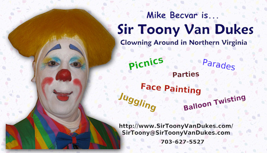 Sir Toony's Business Card